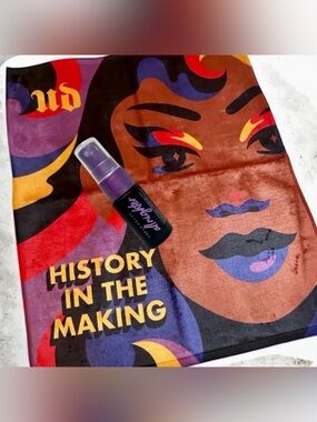 Urban Decay Makeup Eraser Towel Lmt. Ed. & All Nighter Waterproof Setting Spray.